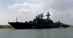 الاسطول الروسى يراقب تحركات سفينه الدوريات الفرنسيه فى البحر الاسود