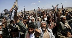 التحالف العربي جماعه الحوثي يستخدم مقرات الحكومه عسكريا