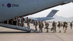 تركت مئات الامريكيين الولايات المتحده تكمل انسحابها من افغانستان