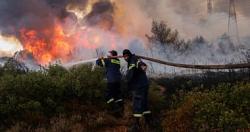 حريق ضخم يشتعل فى غابات بالقرب من مدينه القدس المحتله