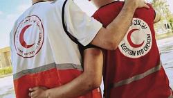 قدمت جمعية الهلال الأحمر اليوم 20 طناً من المساعدات لغزة