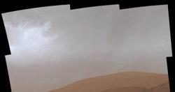 المسبار كيوريوسيتى يلتقد صورا مذهله للسحب على سطح المريخ