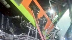 ارتفاع حصيلة قتلى انهيار جسر مترو المكسيك إلى 20 قتيلا