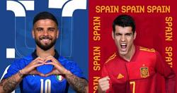 موعد ماتش اسبانيا ضد vs vs ايطاليا فى نصف نهائي يورو 2021