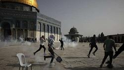 عاجل الاحتلال يعتدي على المصلين القادمين للمسجد الاقصى