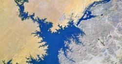 رائد امريكى يلتقط صورا مذهله من الفضاء لنهر النيل وبحيره ناصر