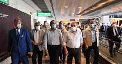 رئيس الوزراء يتابع منظومه الكاميرات الحراريه فى مطار القاهره صور