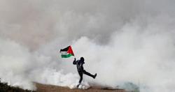 اصابه 10 فلسطينيين برصاص الاحتلال خلال مواجهات جنوب نابلس